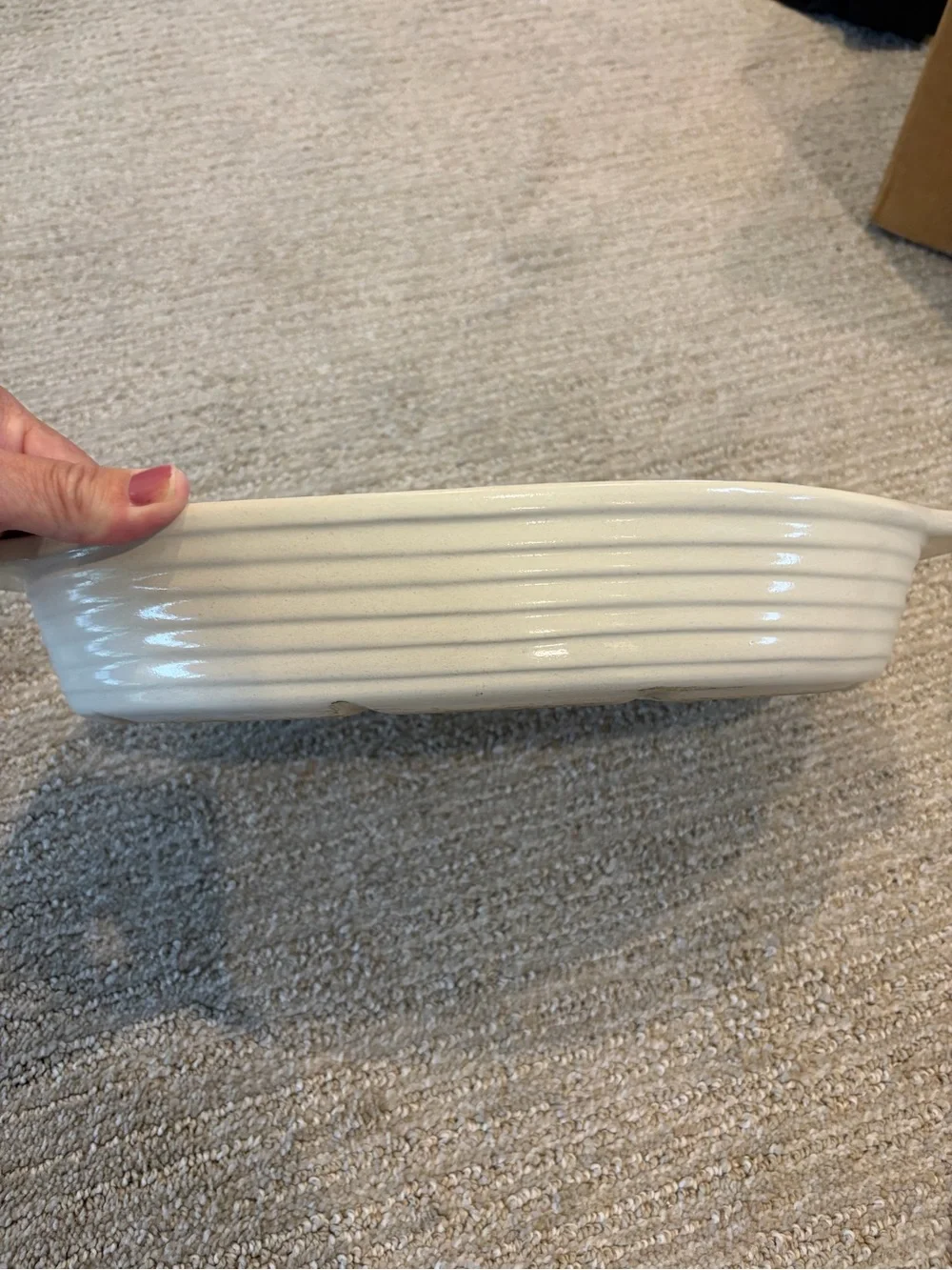 NWOT Pampered Chef “ New Traditions” Oval Casserole dish.